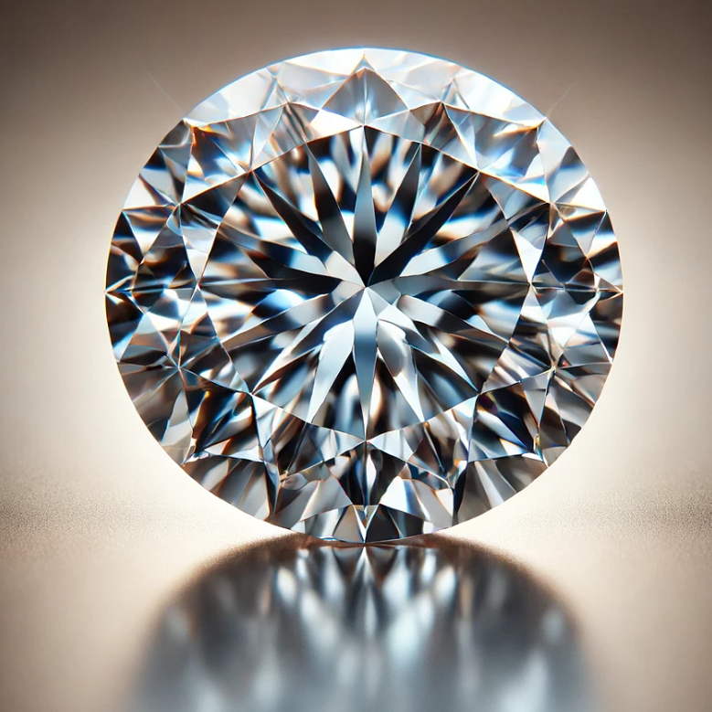 1.57 Carat D-VS1 Excellent Round Brilliant Diamond